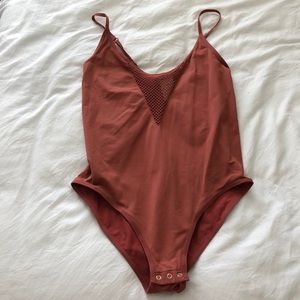 Pink Victorias Secret bodysuit NEW WITH TAG